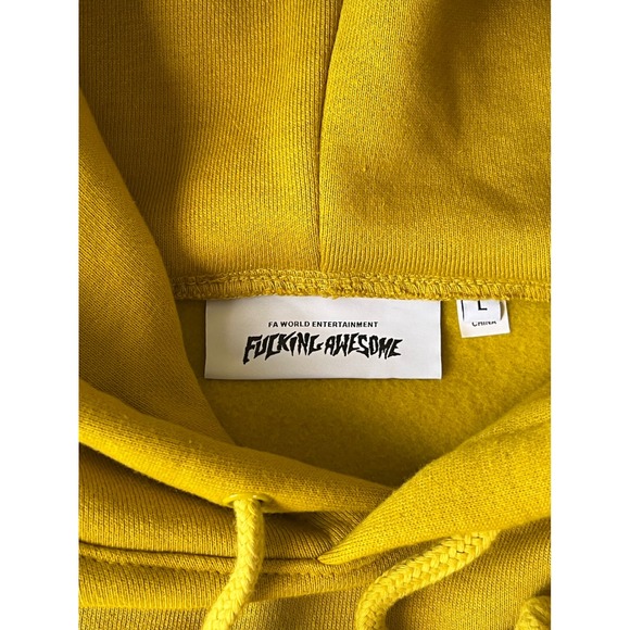 Fcking Awesome Hoodie Graphic Print Pullover Men's Size Large - Picture 3 of 3